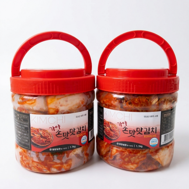 가야 손맛 맛김치 1.1kg 2개 국내산
