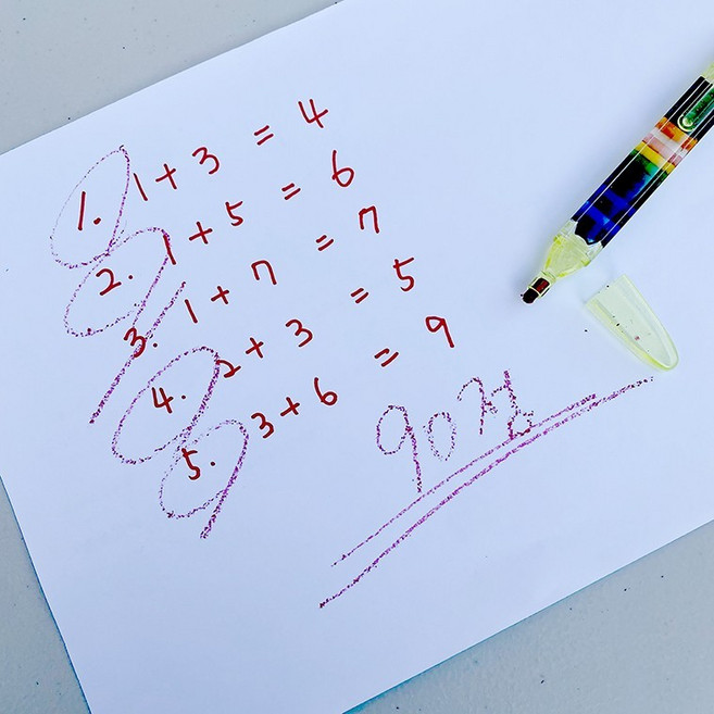 색깔 교체 가능 색연필 20색 시험점수 채점 랜덤발송 필기구, 상세페이지 참조, 상세페이지 참조