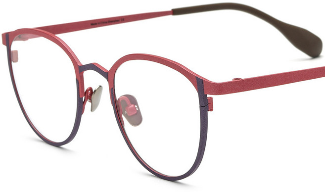 나도 모르게 인싸가 되버린 뭐쓰남의 컬러 레트로 티타늄 안경테