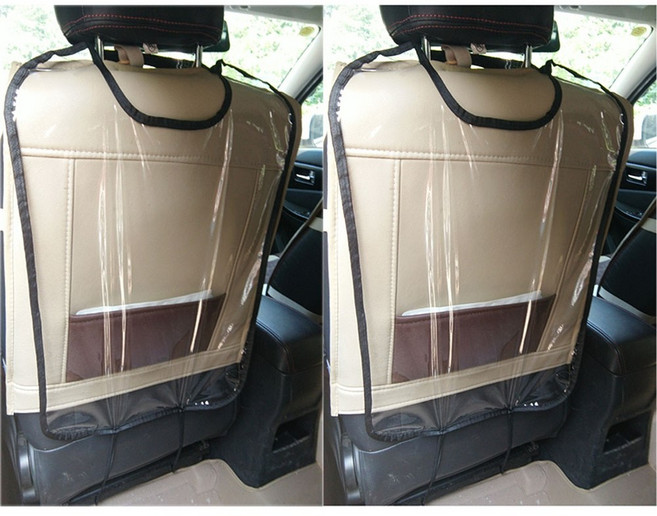 미즈코스 카시트 킥매트 오염 방지판 카시트보호 매트커버 발판, 2개