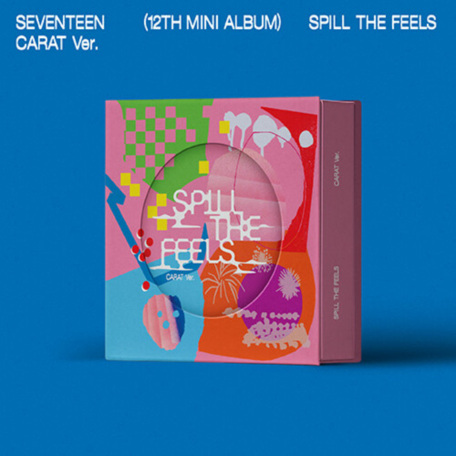 세븐틴 SEVENTEEN 앨범 12th Mini Album SPILL THE FEELS / CARAT Ver. 캐럿버전 랜덤, 캐럿 버전 랜덤