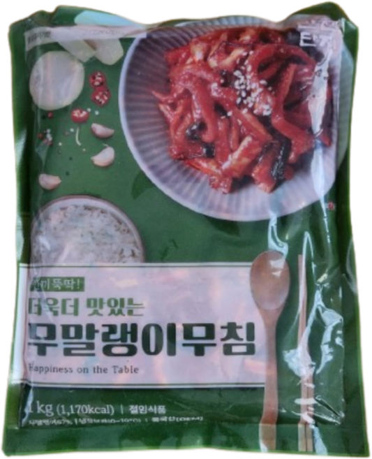 무말랭이무침 1kg 에스엠 반찬단지, 4개