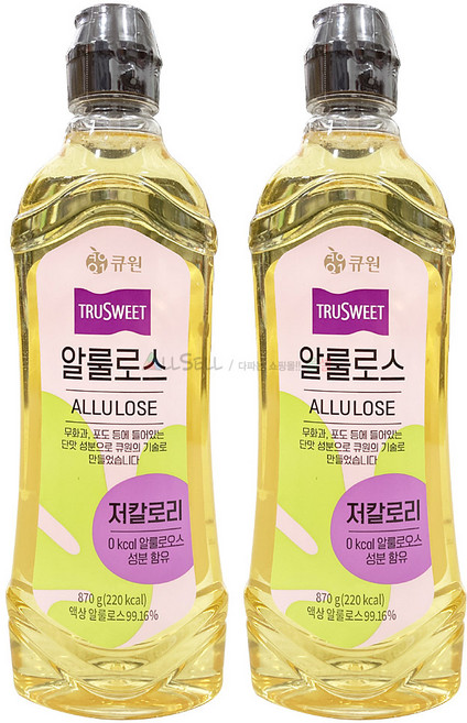 큐원 트루스위트 알룰로스, 870g, 2개