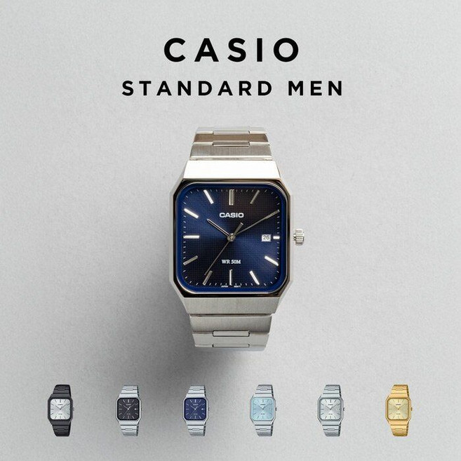 CASIO 카시오 남성 스탠다드 아날로그 시계 MTP-B185D