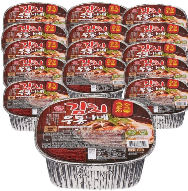 한일본고장 김치우동 나베, 220g, 15개