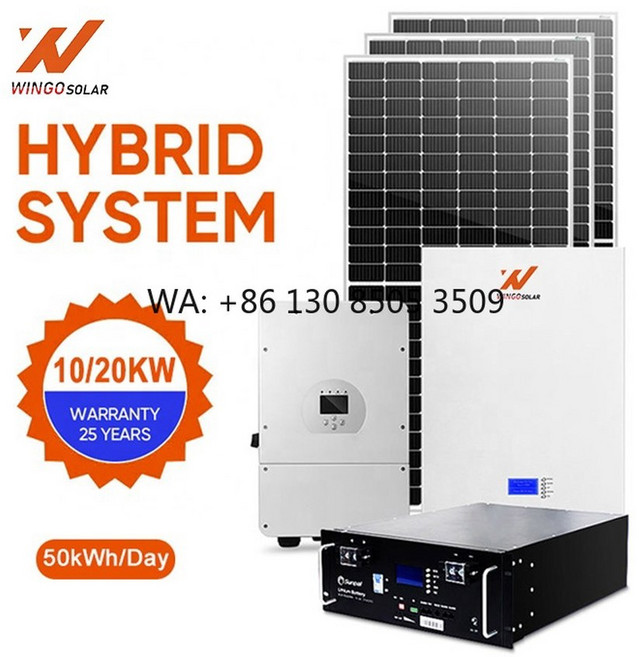 태양광 에너지 시스템 완전 세트 6Kw 8Kw 10KW 발전 데이 인버터 배터리