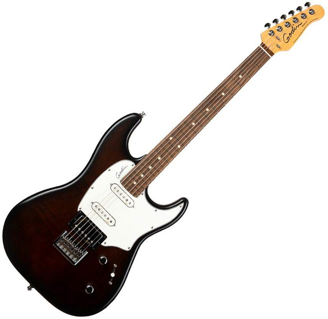 Godin (고단) Session HT 6 현 솔리드 바디 일렉트릭 기타 Bourbon Burst 048427 [], 상세페이지 참조, 상세페이지 참조, 1개