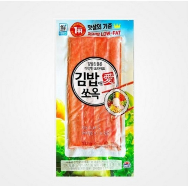 대림 김밥 애 쏘옥, 2개, 132g