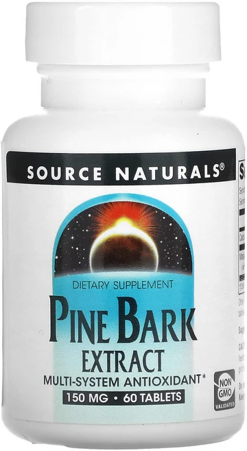 Source Naturals 소나무 껍질 추출물 150mg 60정, SourceNaturals소나무껍질추출물150mg60정 - 쿠팡