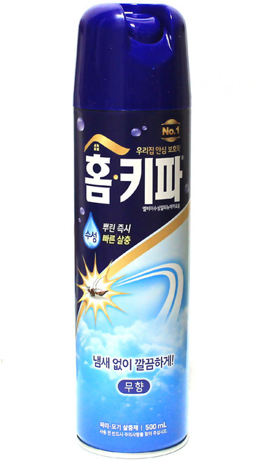 홈키파 수성에어졸 무향 500ml 1개