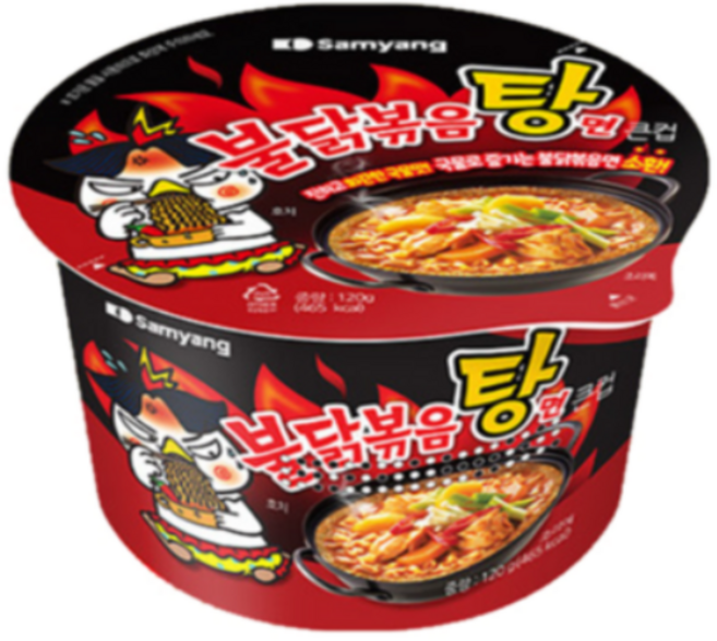 삼양 불닭볶음탕면 큰컵 8입 /컵라면, 8개