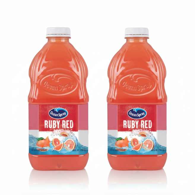 오션스프레이 루비 레드 자몽 드링크, 1.89L, 2개