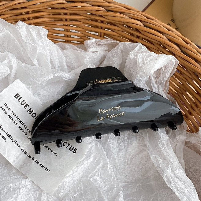 헤어퀸 BM-515R 가벼운 고급 프랑스 마블 집게핀 올림머리