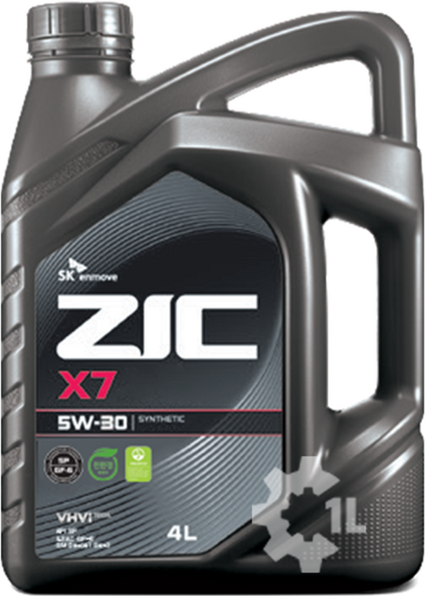 ZIC X7 5W30 SP 4L 가솔린 엔진오일, 1개