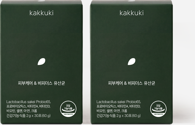 가꾸기 피부케어 비피더스유산균, 60g, 2개