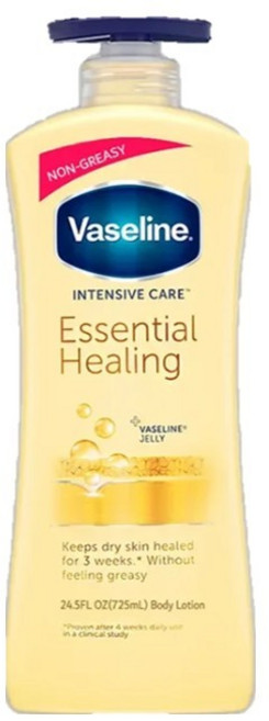 Vaseline 凡士林 全效滋養潤膚乳液(黃)/深層修護乳液(黃)/透亮修護乳液(粉)-600ML, 1個, 全效滋潤保濕乳液(黃)-600ML