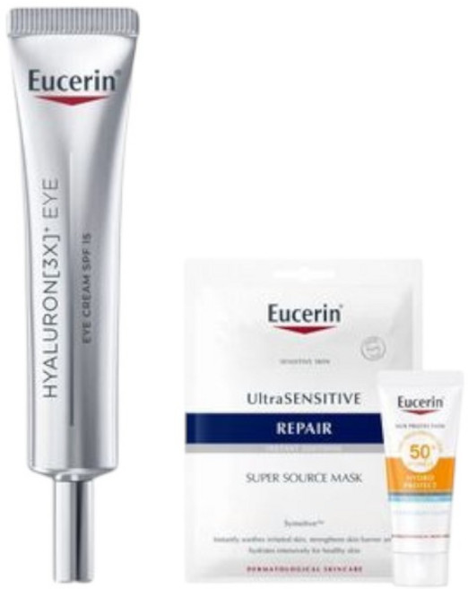 유세린 하이알루론 3X 아이크림 15ml [증]선프로텍트5ml+마스크팩1매, 1개