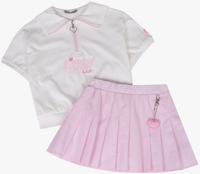 신디키즈_몽글 스포티 스커트 SET CIRT25407_괴정점