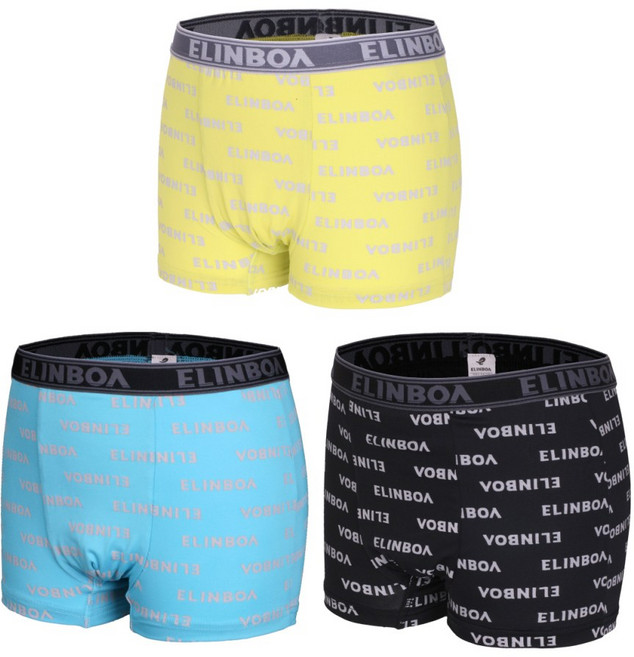 [엘인보아] 주니어 기능성 냉감 드로즈 팬티 로고 3종