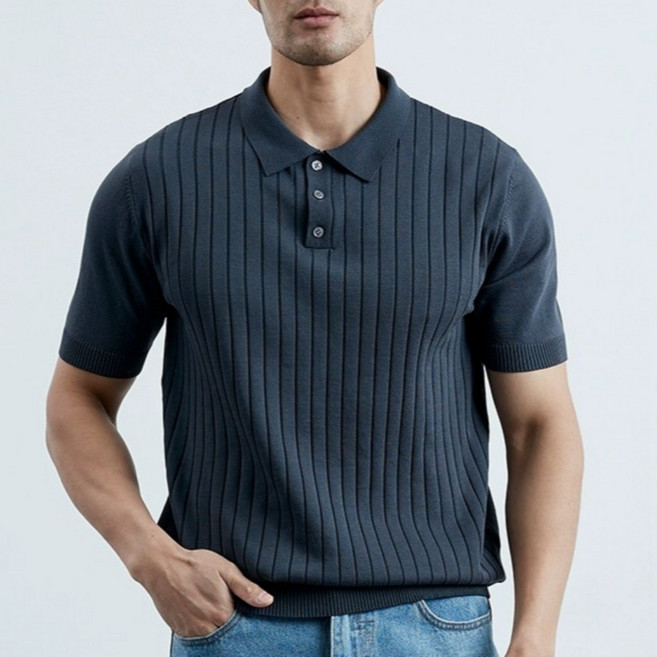 글리멜로 라이트 여름 남성 폴로 니트 카라 반팔 티셔츠