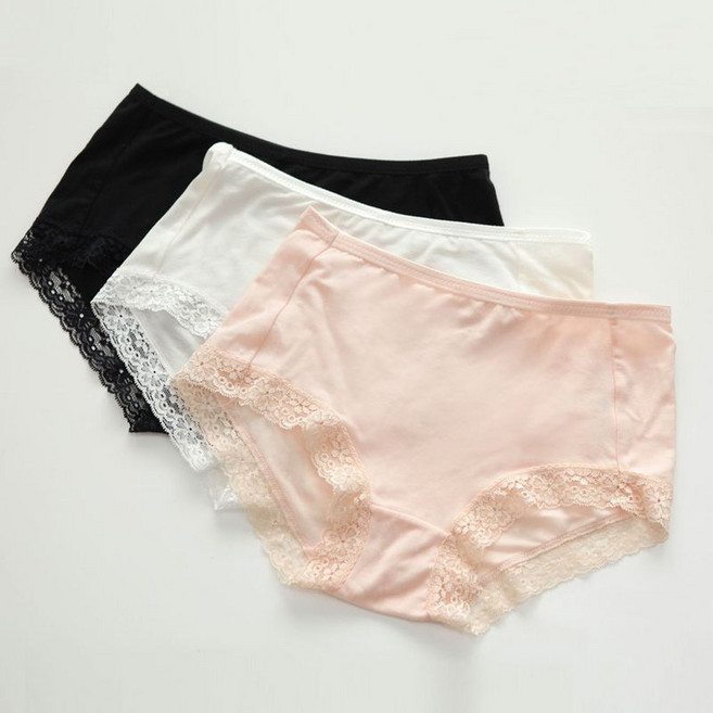 버블돌 SET 핼리 리오셀 레이스 팬티세트 3매