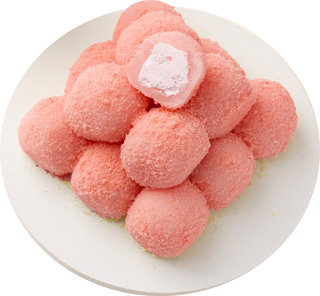 씨푸드코리아 딸기크림 찹쌀떡 / 간편개별포장, 30개, 40g