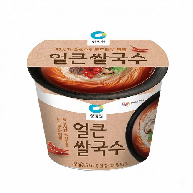 청정원 얼큰쌀국수 92g 12개 1박스