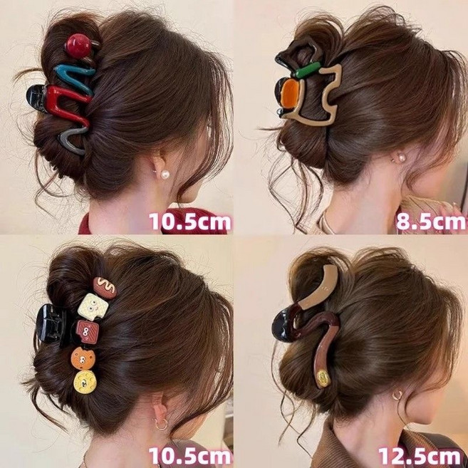 鯊魚夾 大抓夾 高級感抓夾 大號鯊魚夾 不傷髮 髮飾 夾子