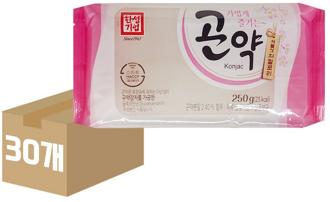 한성기업 곤약, 250g, 30개