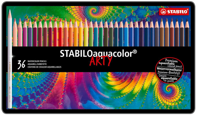 스타빌로 아쿠아칼라색연필 36색세트, 단품