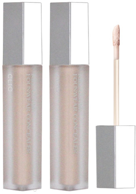 클리오 킬커버 파운웨어 컨실러 6g / 1+1(2개), 2호 란제리, 1개