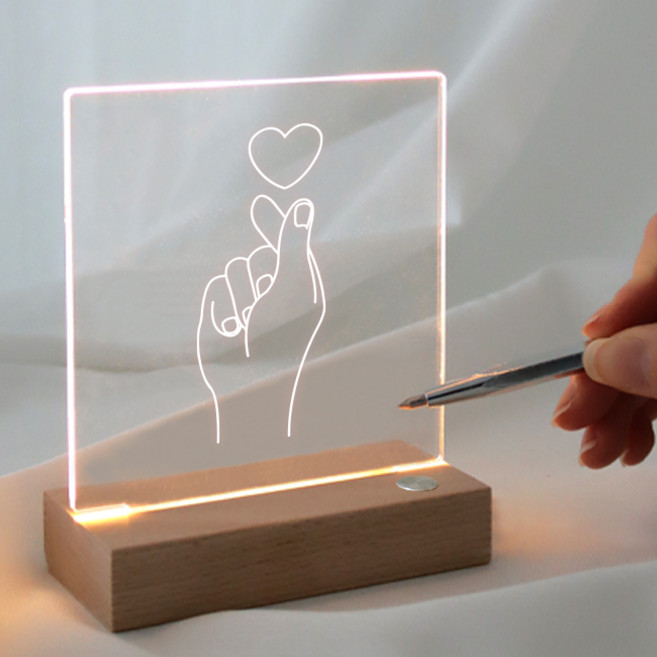 호미호비 유/무선형 아크릴 무드등 만들기 DIY, 미니 (유/무선형) 마카 세트