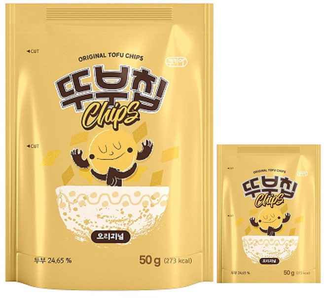 영양간식 두부과자 두부칩 오리지널 50gx12봉 /쿠키 스낵 과자 크래커 어린이과자 사무실간식, 600g, 1세트