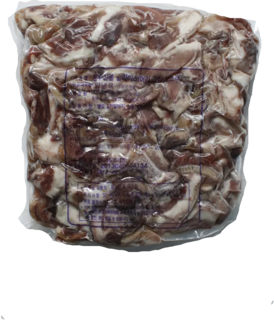 업소용 돼지부산물 냉동 돈부산물 슬라이스 2kg, 1개
