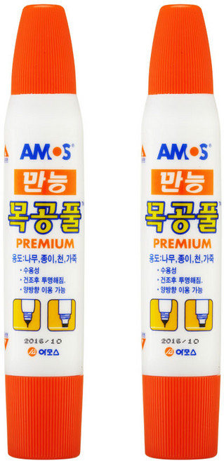 아모스 만능 목공풀 36g, 74g, 2개