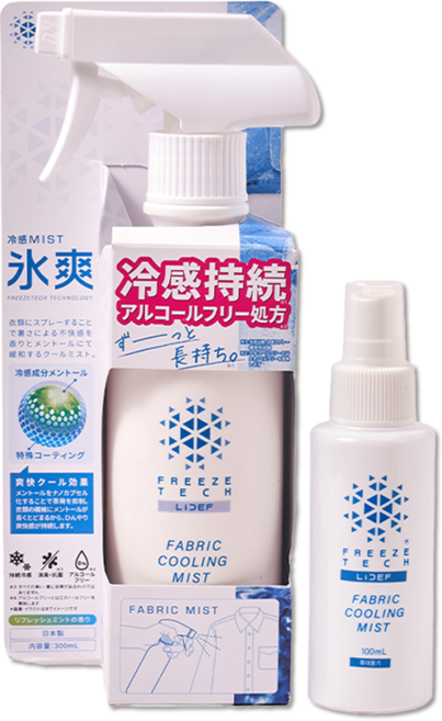 프리즈텍 일본1위 쿨링 스프레이 무알콜 자연 멘톨 냉각 성분 섬유탈취겸용, 1개, 300ml