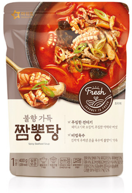 아워홈 불향 가득 짬뽕탕 400g, 10개