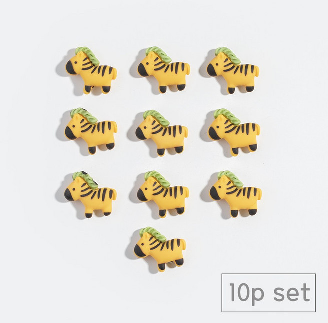 84x84 얼룩말 냉장고 현관문 인테리어 자석 마그네틱, 얼룩말10p