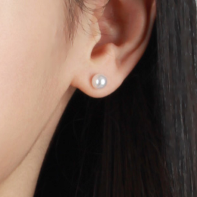 캔디플래닛 5mm 진주 미니 은침 귀걸이