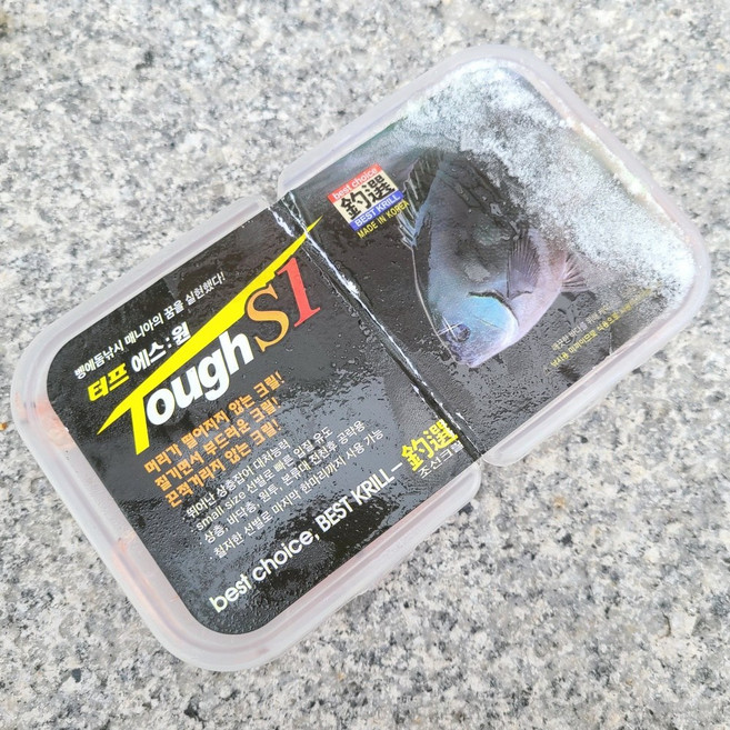 낚시미끼 조선 터프 S1 각크릴 벵에돔 잡어 및 생활낚시 미끼, 1개