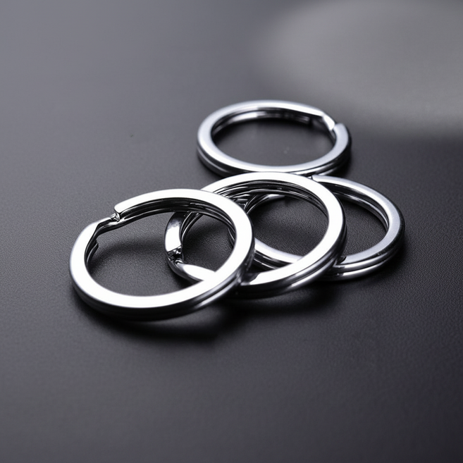 자동차 스마트키링 원형 연결고리 금속 열쇠고리 링 25mm 30mm 키홀더