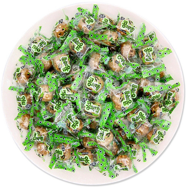 웰링스 대용량 업소용 벌크 디저트 캔디 화이트데이 기념일 행사 어린이집 답례품 간식 식당 후식 검은콩 사탕, 1개, 3kg