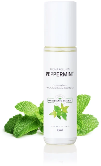 허브로스팅 페퍼민트 아로마 롤온 8ml 아로마테라피, 1개 - 쿠팡