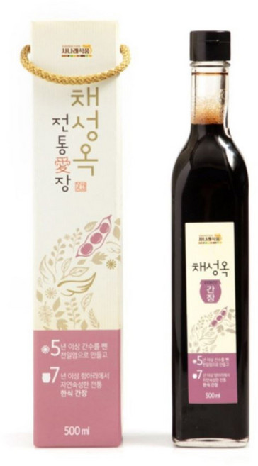 [사나래식품] 국산 한식간장 국산콩 간장 재래식 간장, 500ml, 1개