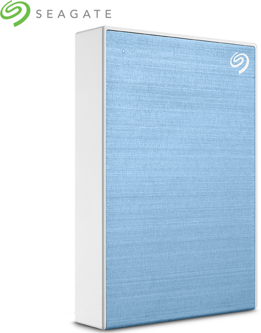 씨게이트 외장하드 One Touch HDD 데이터복구 +파우치, 1TB, 라이트블루