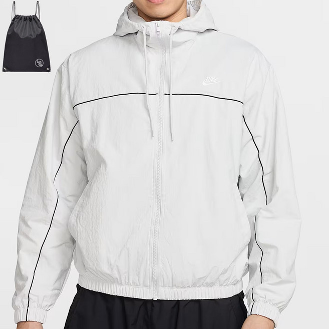 나이키 레트로 메쉬안감 간절기 남성 자켓 윈드브레이커 바람막이 (PGN짐쌕가방 지급)
