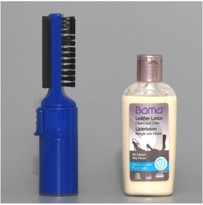 바마 가죽로션 과 자동브러쉬 세트 솔