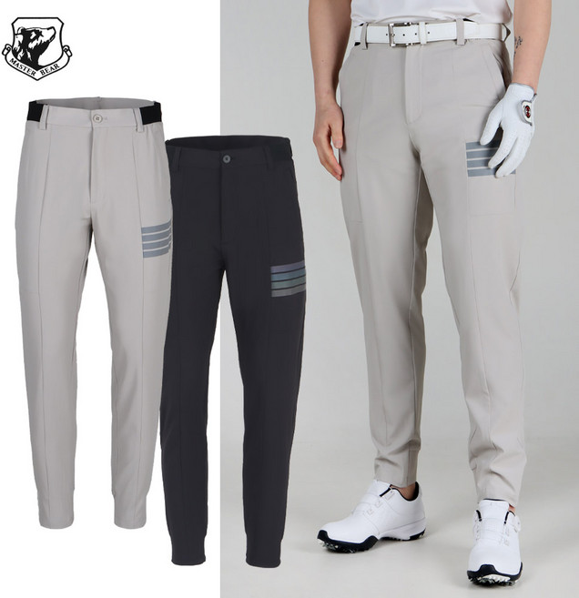마스터베어 어반 P22 허리밴딩 스판 반조거 남성 골프바지 MB157