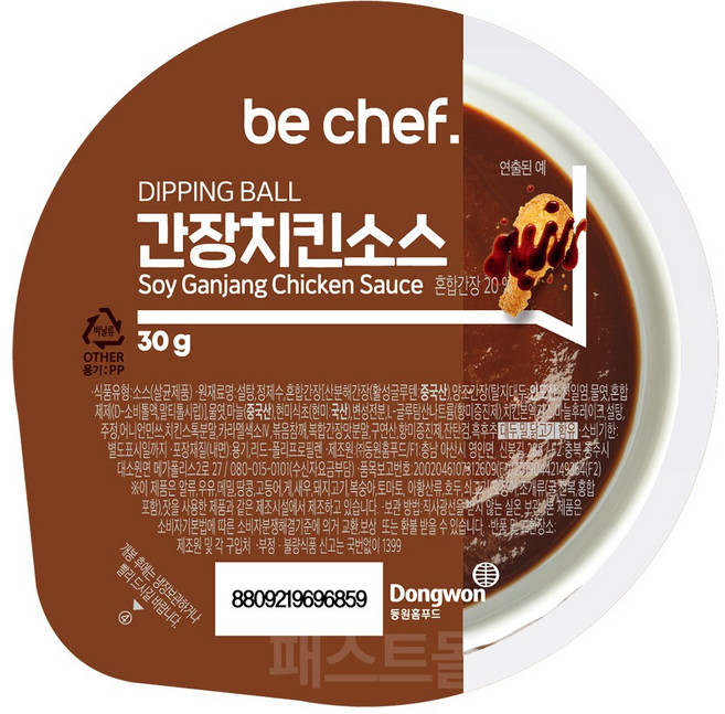 동원 비셰프 간장치킨소스, 30g, 1개