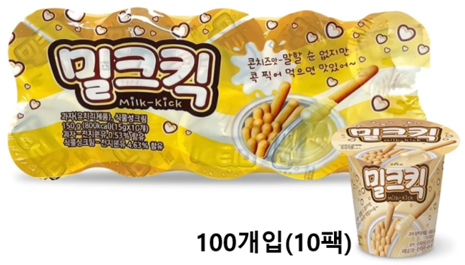밀크킥, 150g × 10개, 150g, 10개